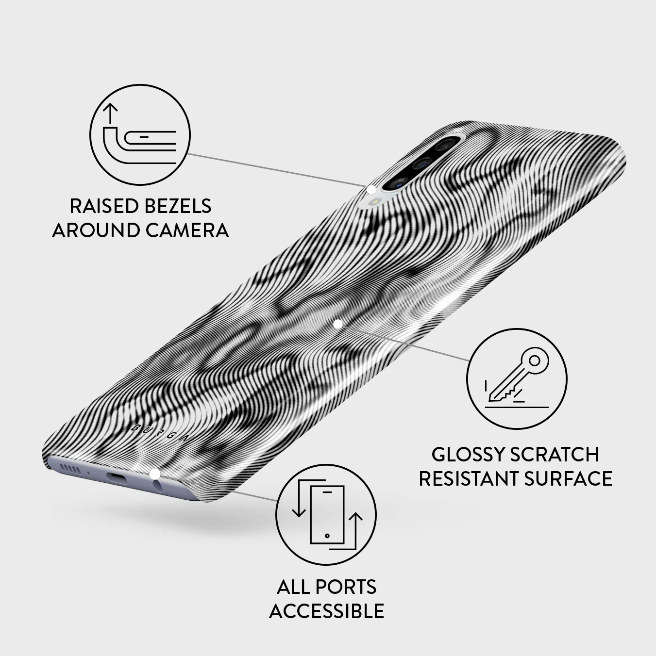 Ghost - Samsung Galaxy A50 Case - Image 3