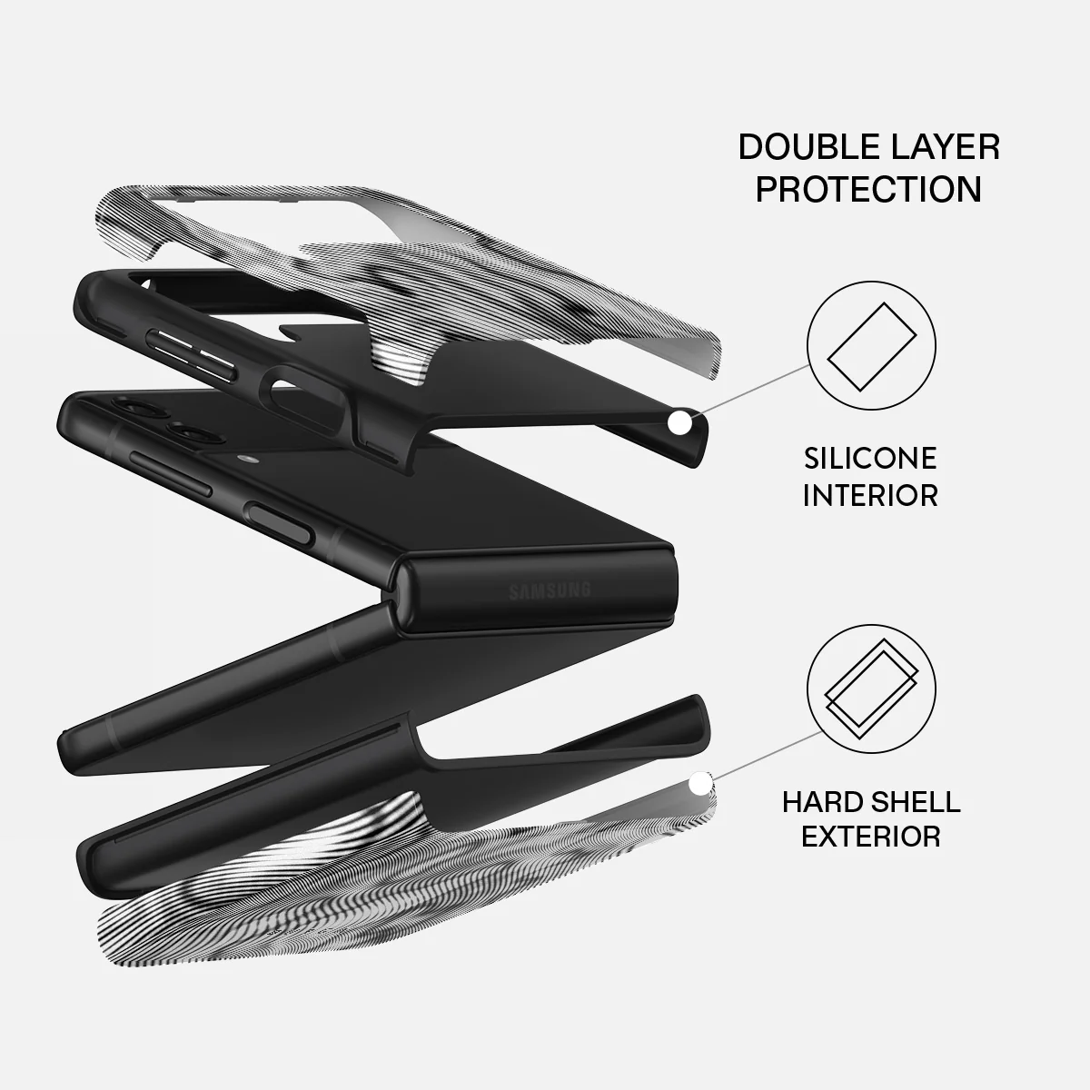 Ghost - Samsung Galaxy Z Flip 3 Case - Image 2