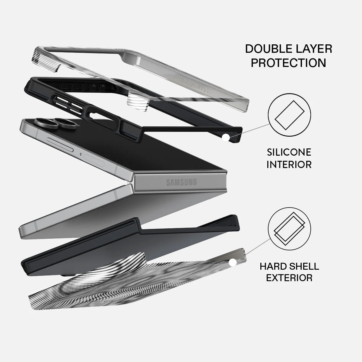 Ghost - Samsung Galaxy Z Flip 7 Case - Image 2