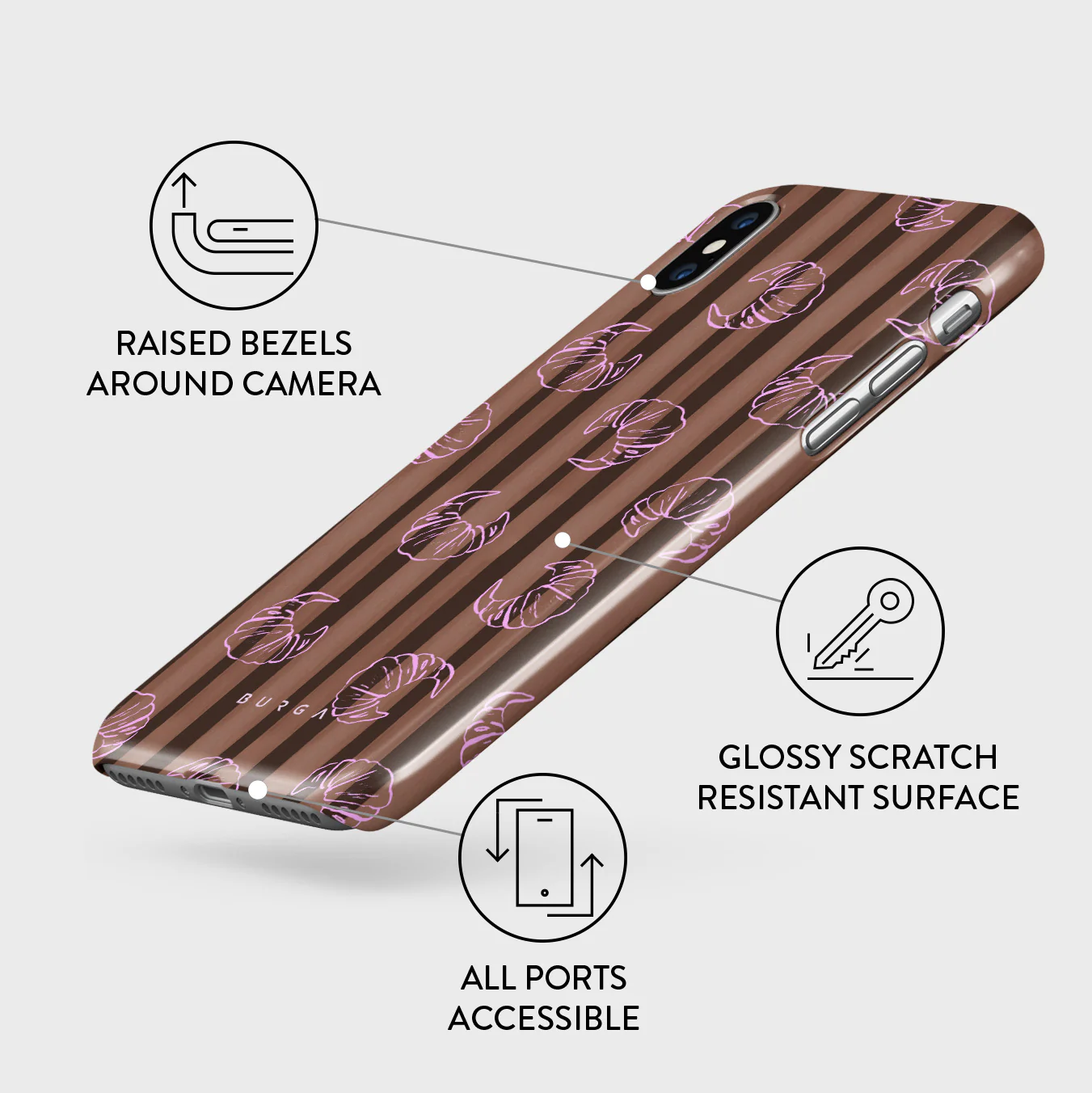 Girl Dinner - iPhone X / XS Case - Image 3