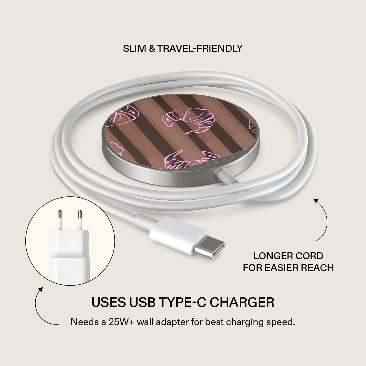 Girl Dinner - Magnetic Wireless Charger - Image 9