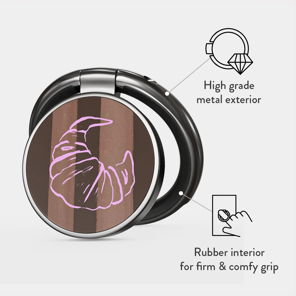 Girl Dinner - Adhesive Ring Holder - Image 2