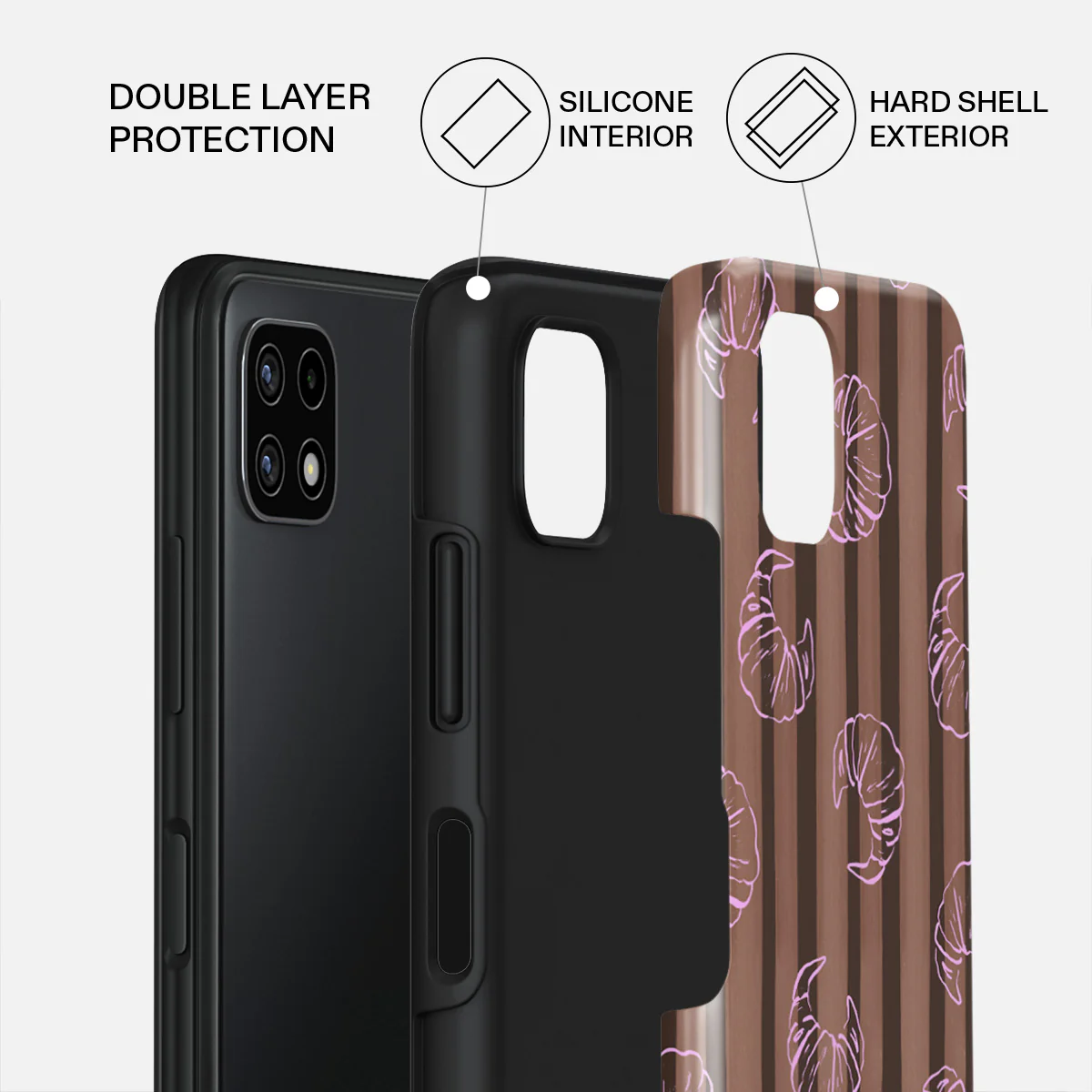 Girl Dinner - Samsung Galaxy A22 5G Case - Image 2