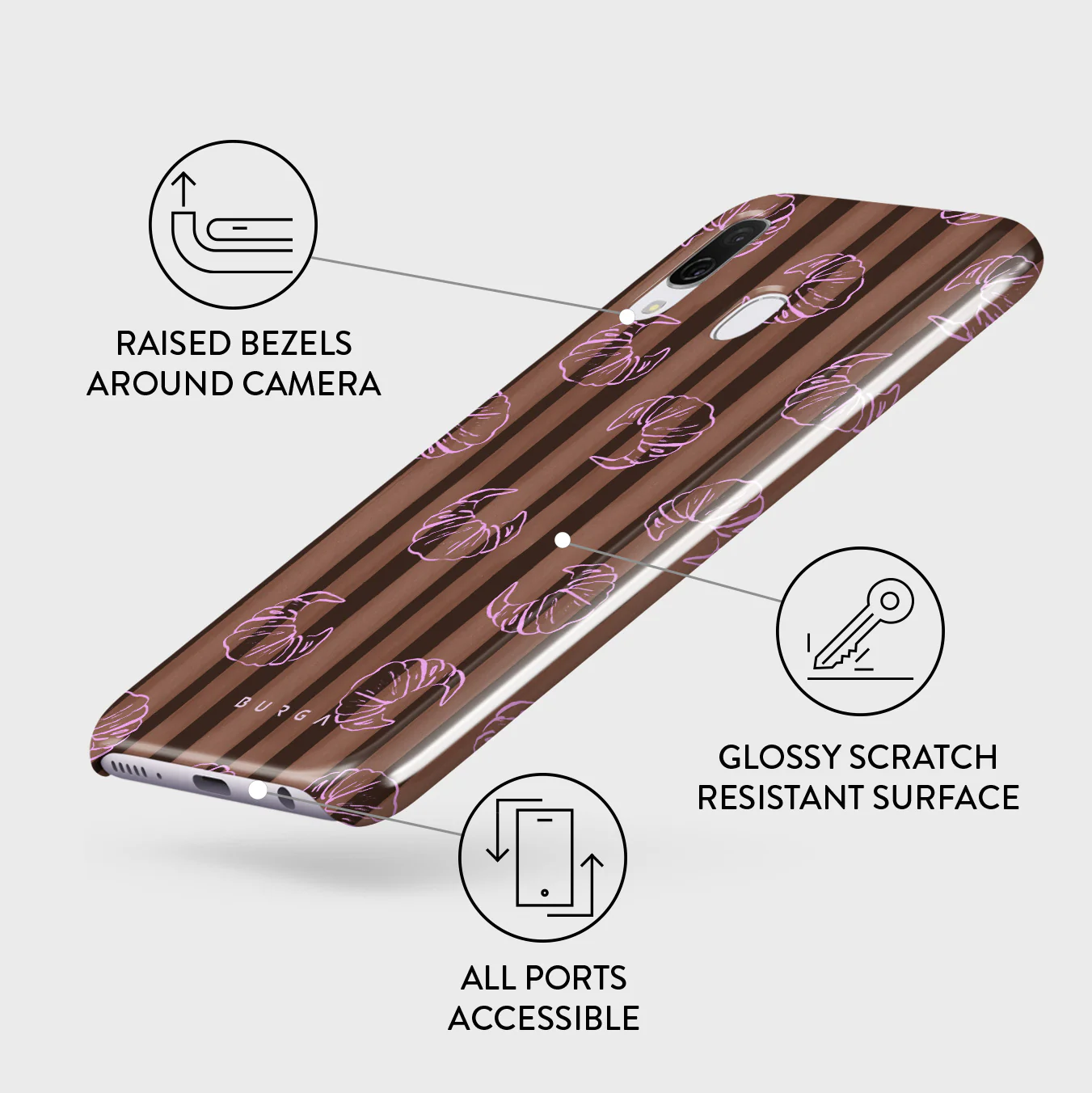 Girl Dinner - Samsung Galaxy A40 Case - Image 3