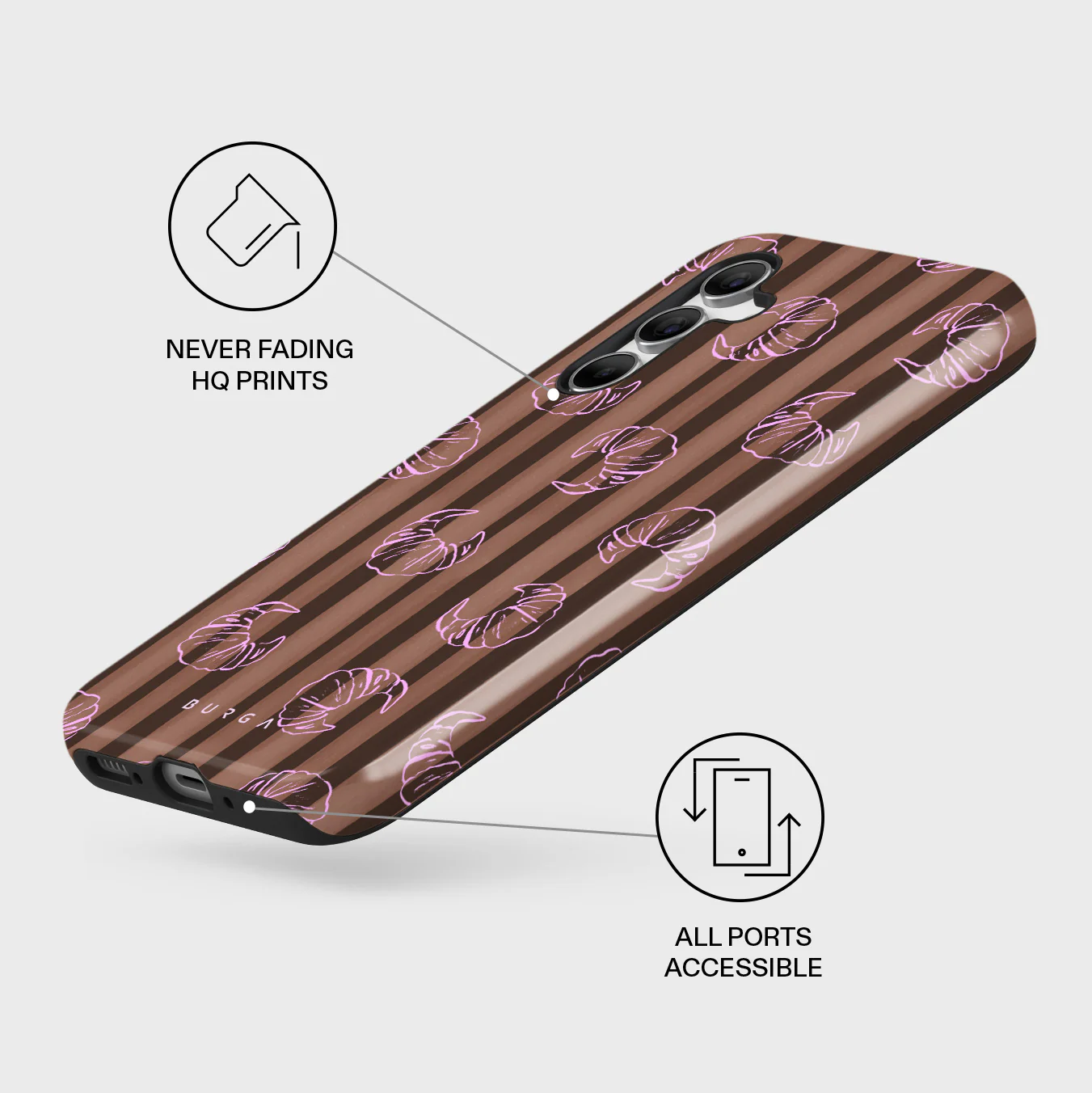 Girl Dinner - Samsung Galaxy A55 Case - Image 3