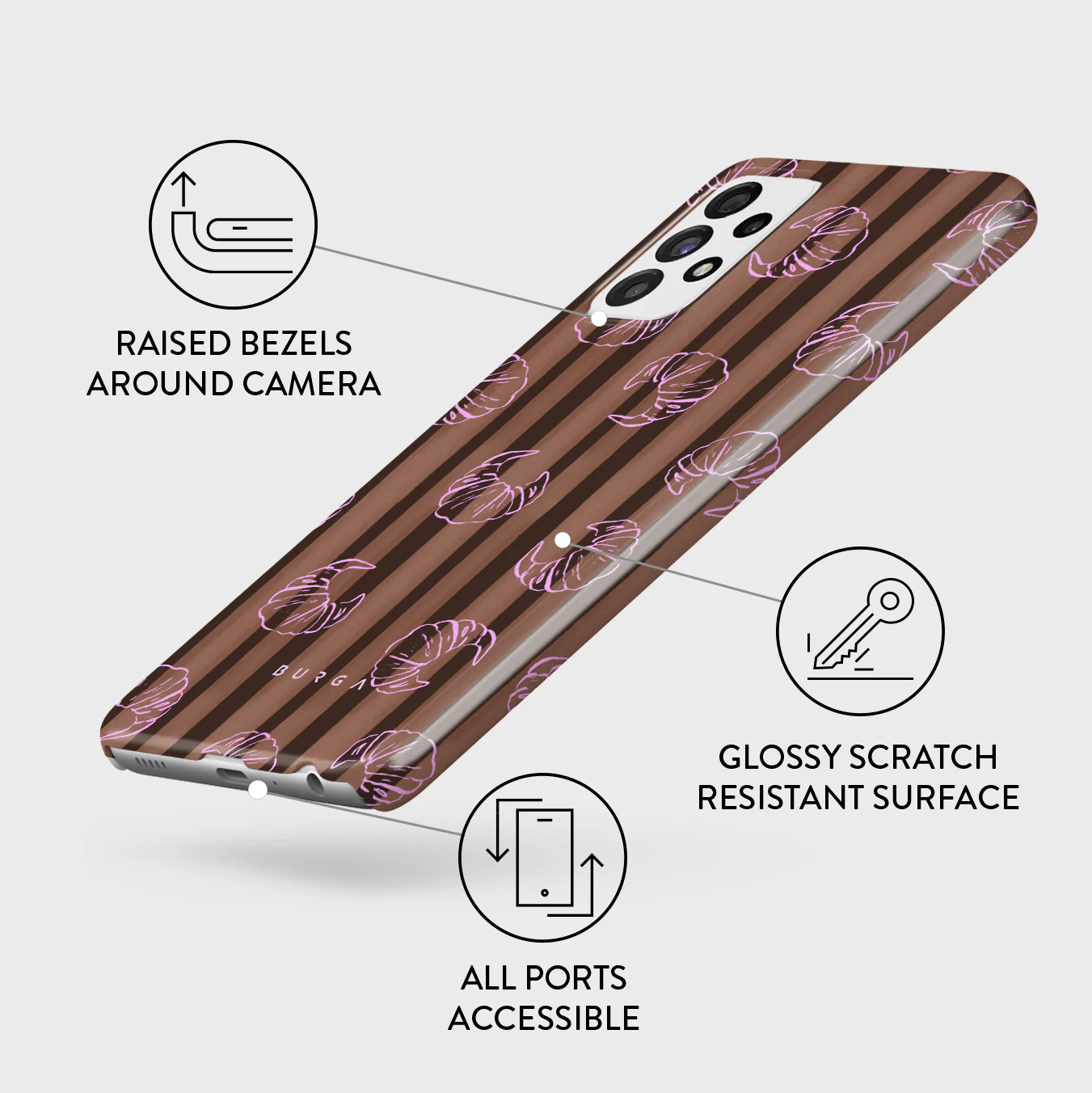 Girl Dinner - Samsung Galaxy A72 4G / 5G Case - Image 3