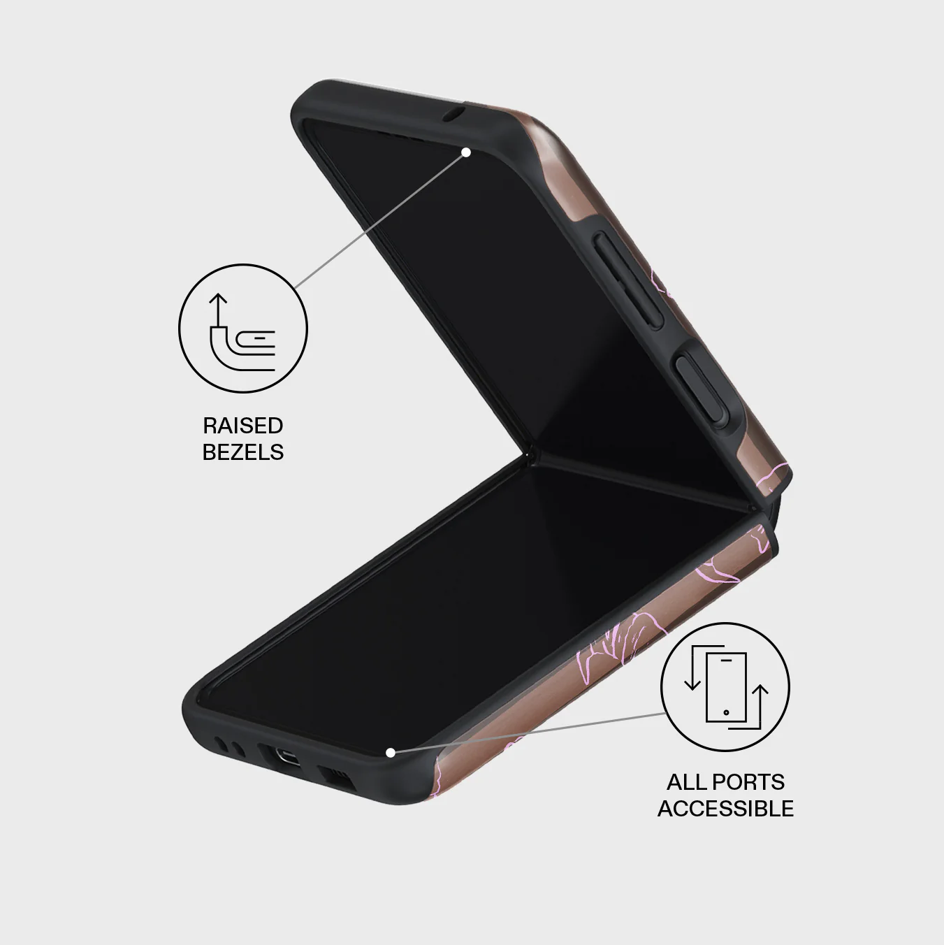 Girl Dinner - Samsung Galaxy Z Flip 3 Case - Image 3