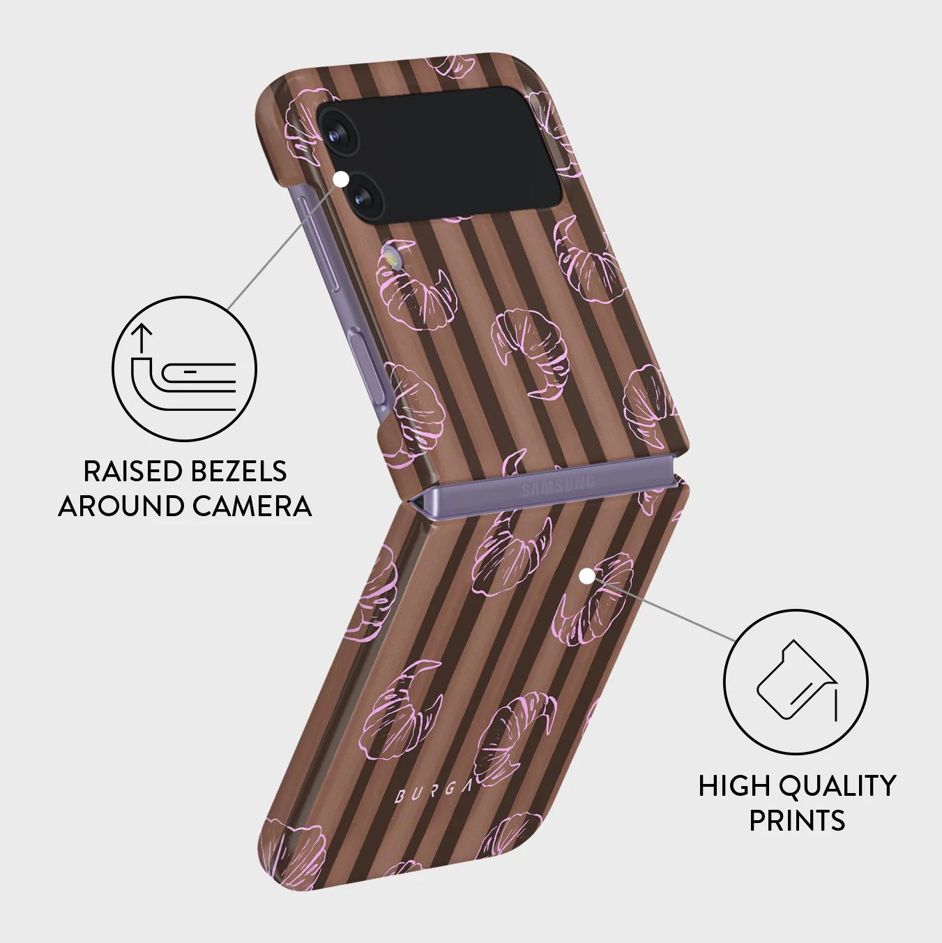 Girl Dinner - Samsung Galaxy Z Flip 4 Case - Image 3