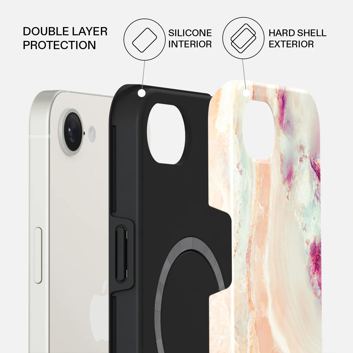 Berry Sorbet - Girly iPhone 17e Case - Image 2