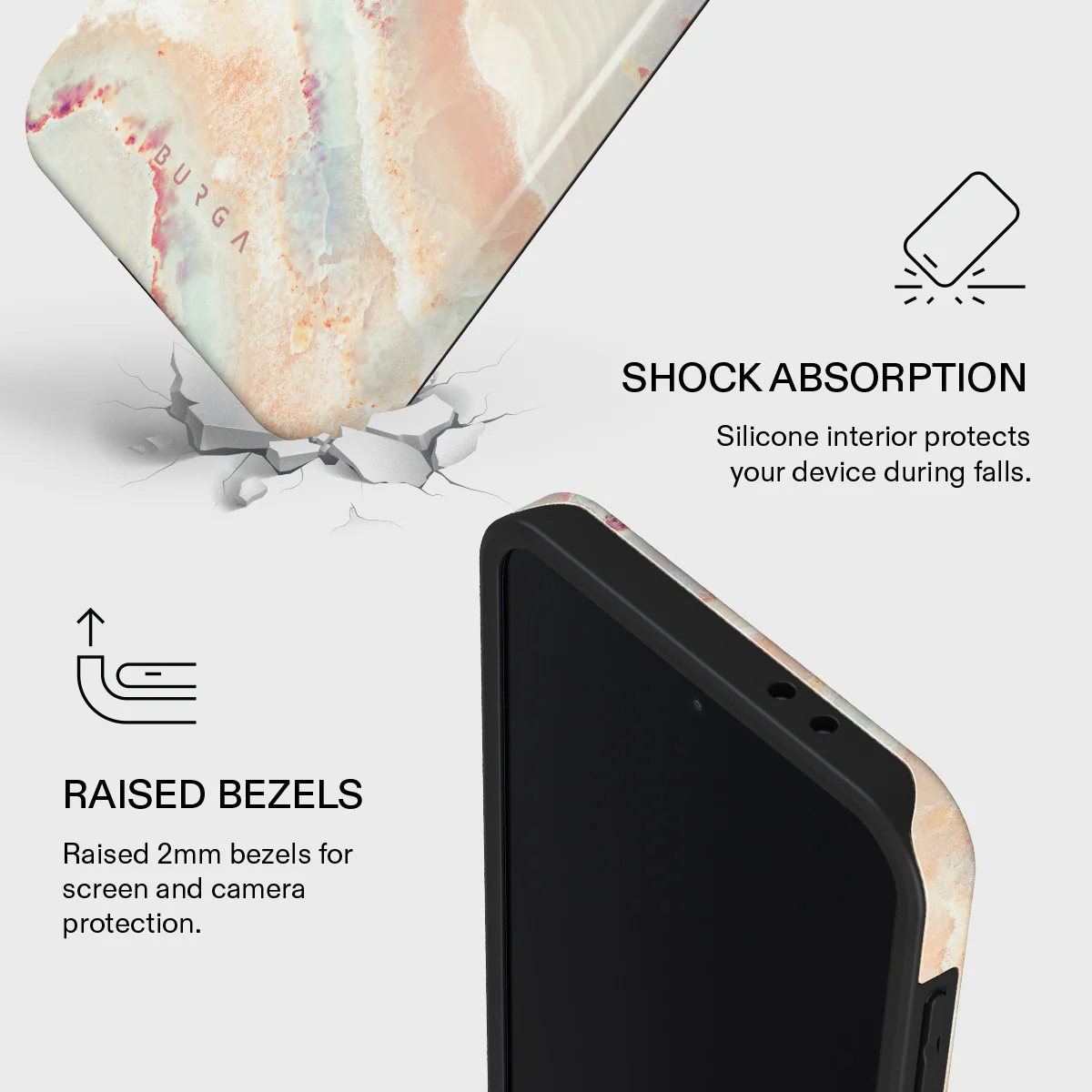 Berry Sorbet - Girly Samsung Galaxy A37 5G Case - Image 4