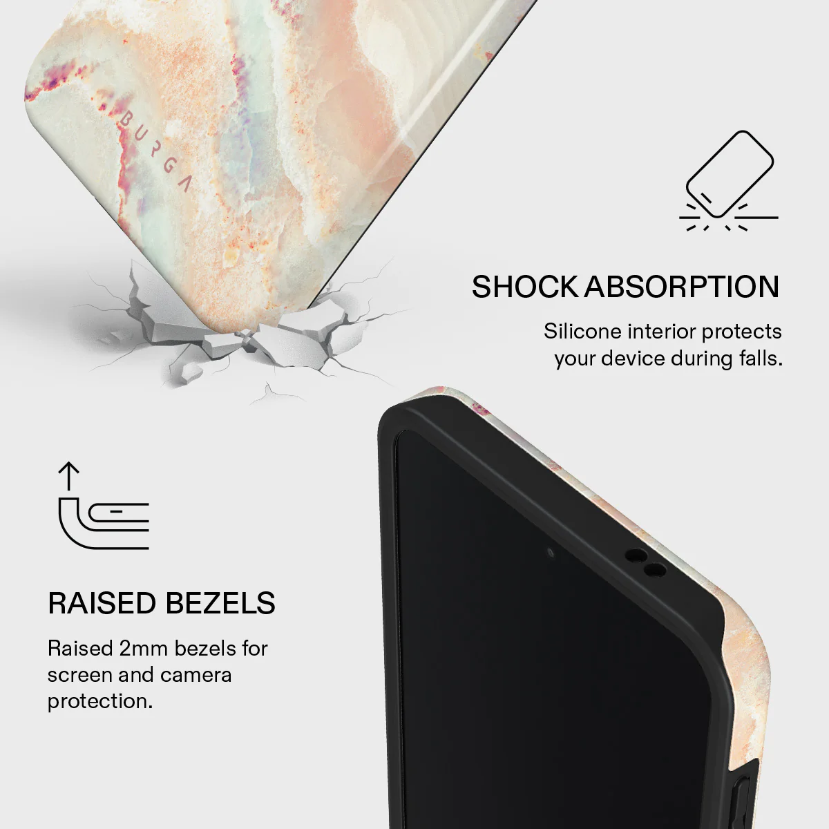 Berry Sorbet - Girly Samsung Galaxy A57 5G Case - Image 4
