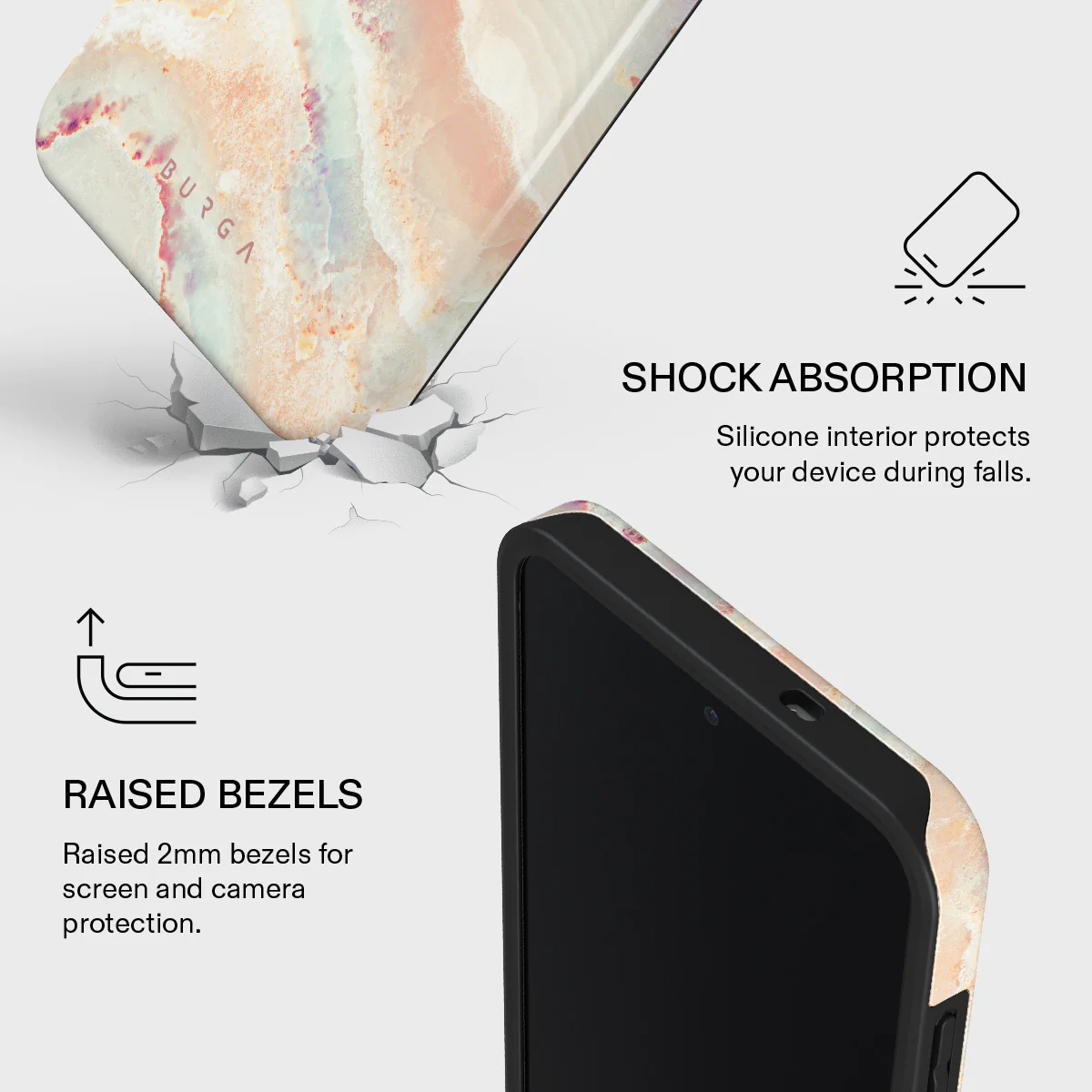 Berry Sorbet - Girly Samsung Galaxy S25 FE Case - Image 4