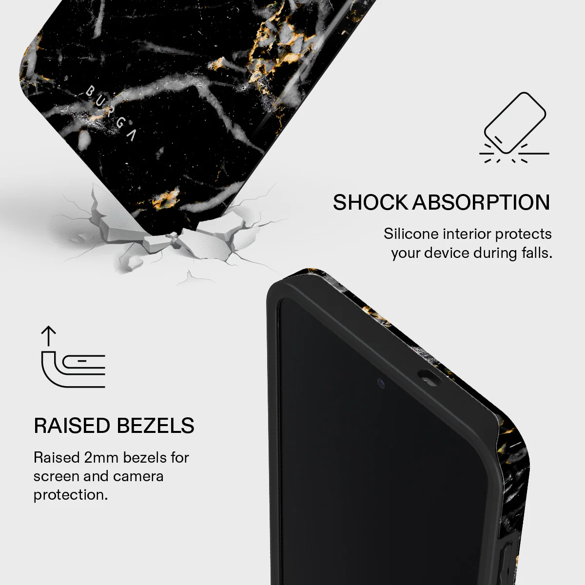 Make A Wish - Gold Marble Samsung Galaxy S25 FE Case - Image 4