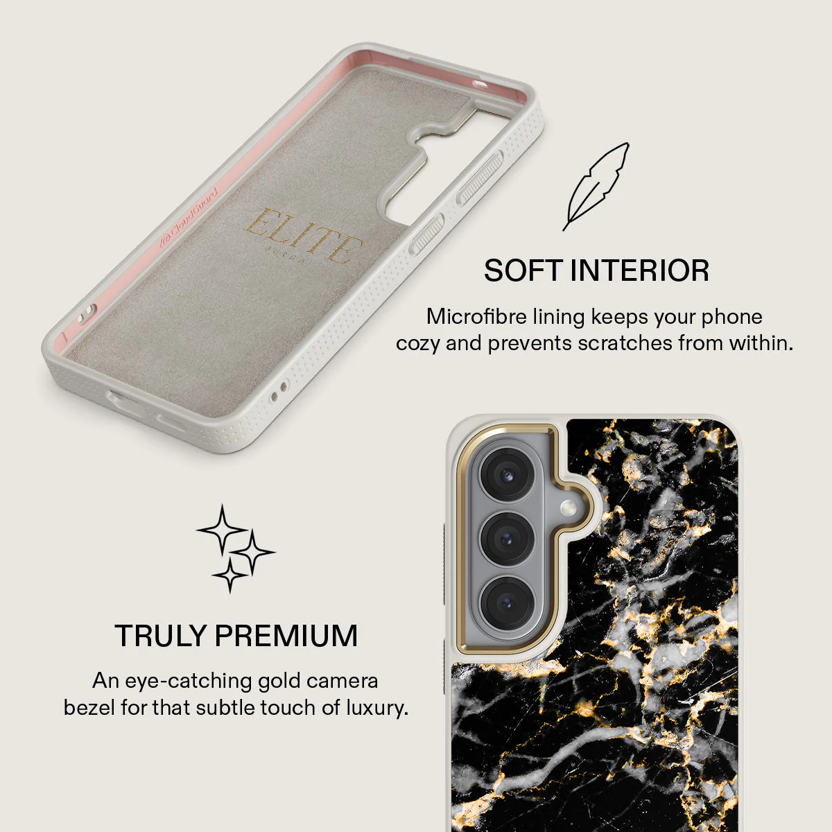 Make A Wish - Gold Marble Samsung Galaxy S26 Case - Image 31