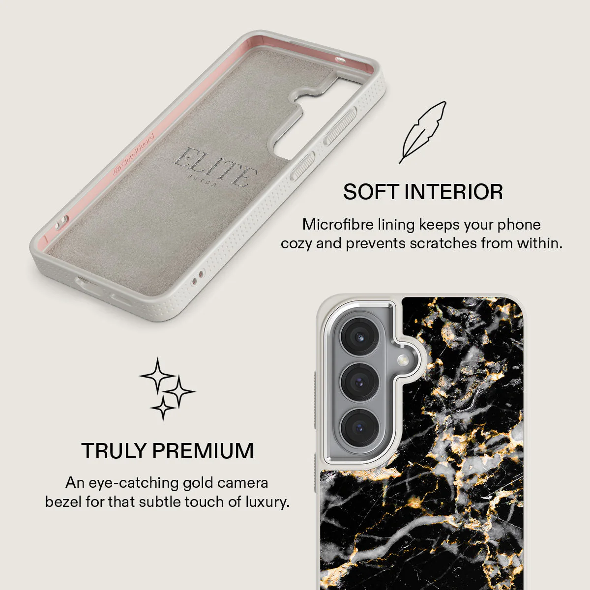 Make A Wish - Gold Marble Samsung Galaxy S26 Case - Image 38