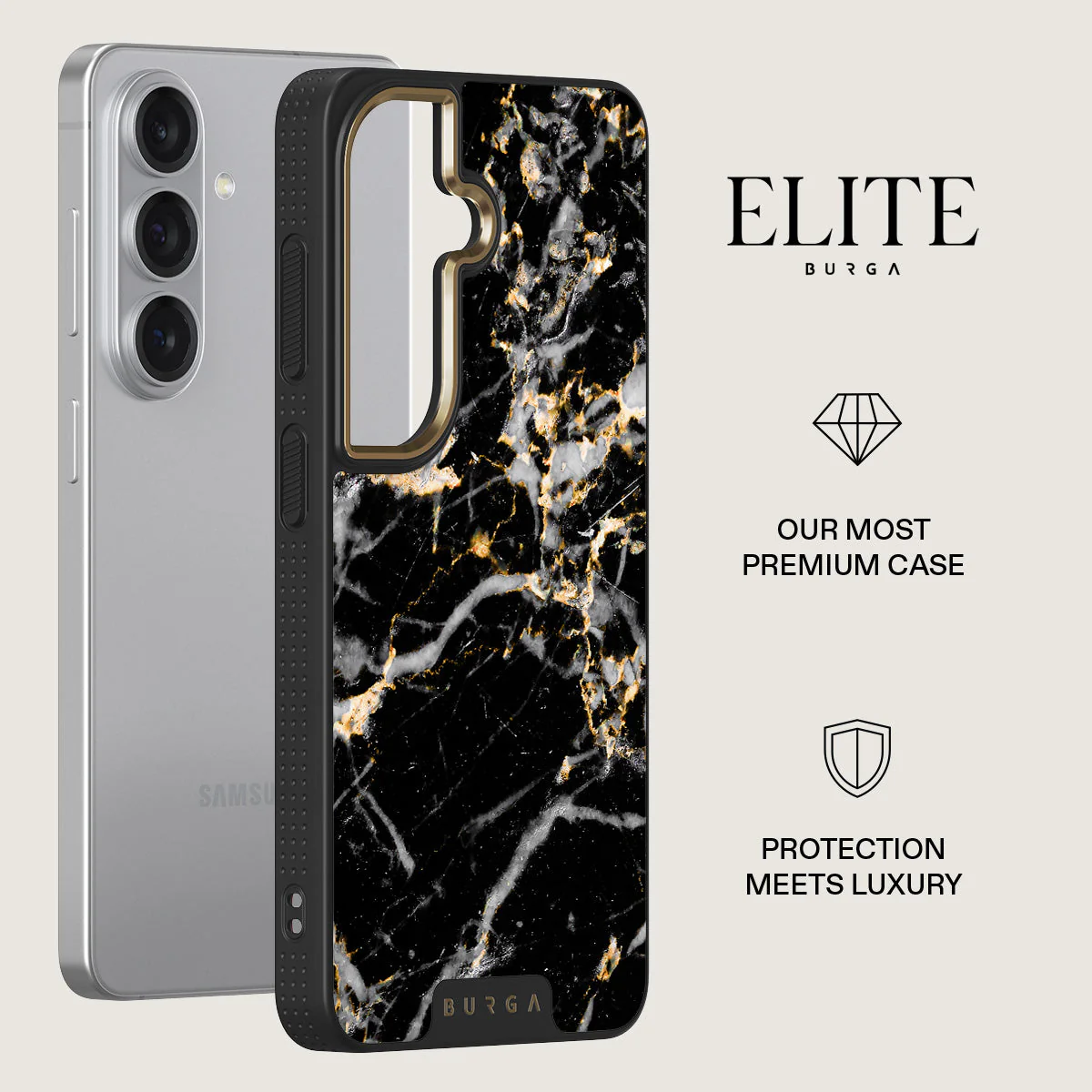 Make A Wish - Gold Marble Samsung Galaxy S26 Case - Image 6