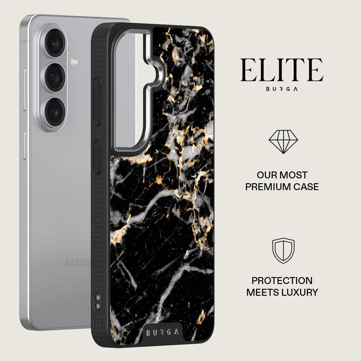 Make A Wish - Gold Marble Samsung Galaxy S26 Plus Case - Image 20