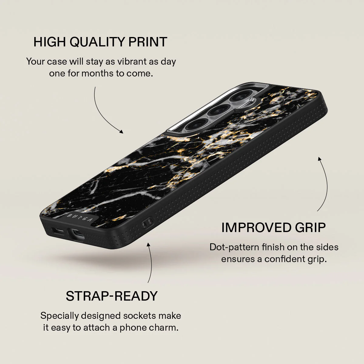Make A Wish - Gold Marble Samsung Galaxy S26 Plus Case - Image 23