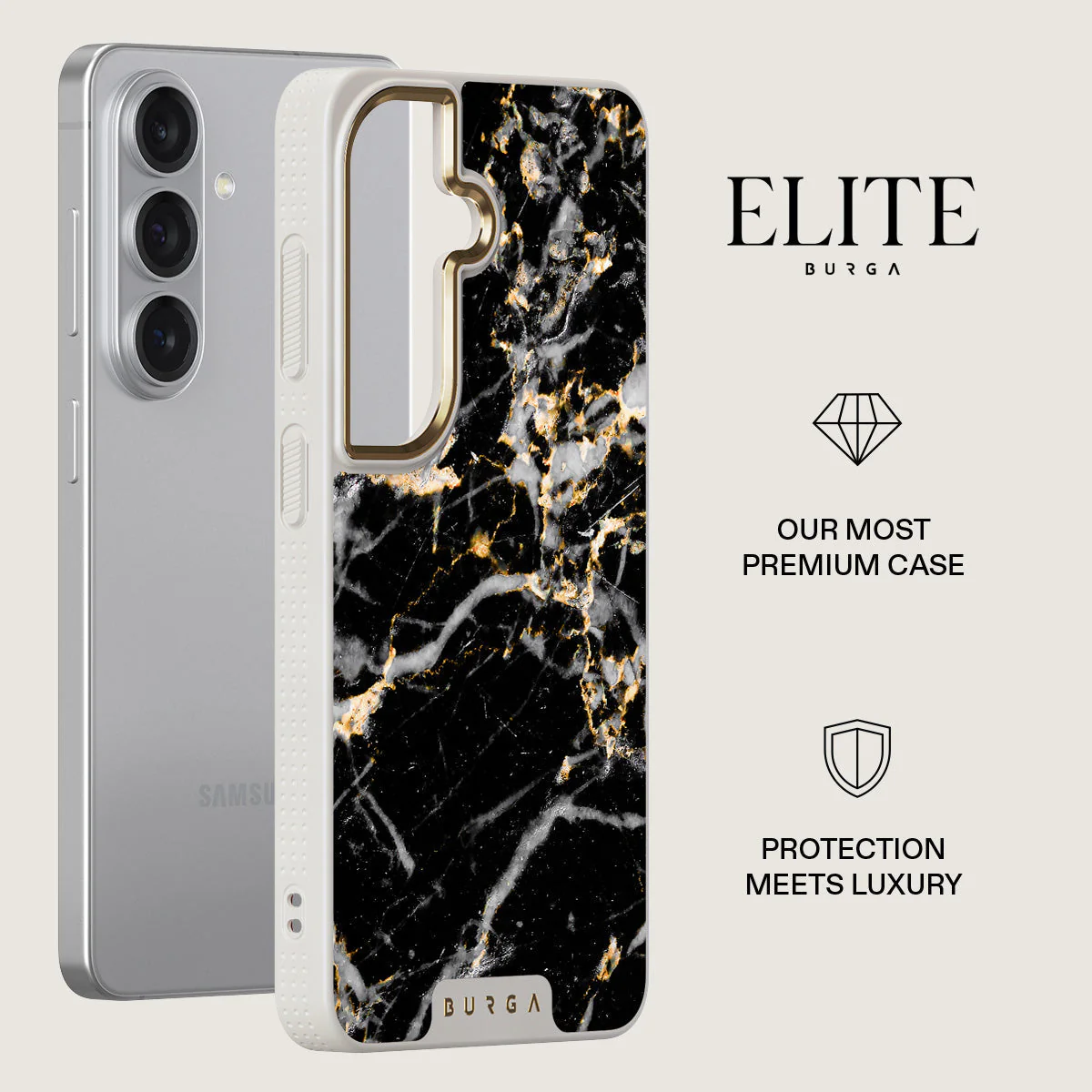 Make A Wish - Gold Marble Samsung Galaxy S26 Plus Case - Image 27