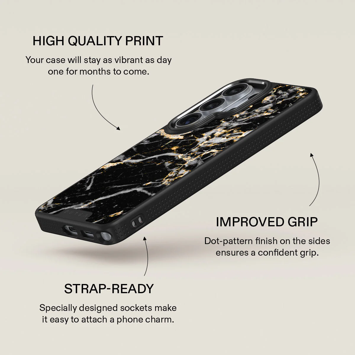 Make A Wish - Gold Marble Samsung Galaxy S26 Ultra Case - Image 16