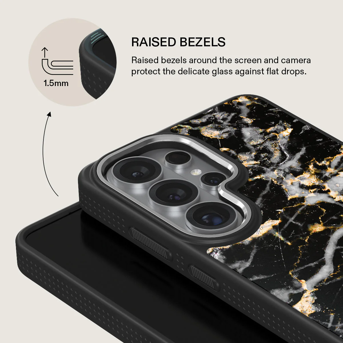 Make A Wish - Gold Marble Samsung Galaxy S26 Ultra Case - Image 22