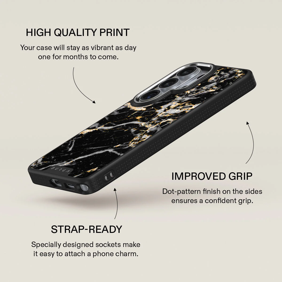 Make A Wish - Gold Marble Samsung Galaxy S26 Ultra Case - Image 23