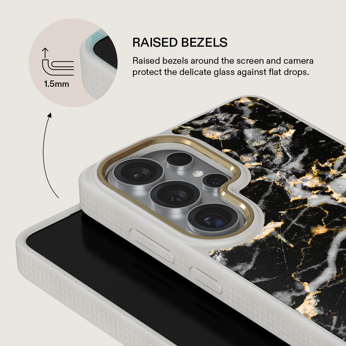 Make A Wish - Gold Marble Samsung Galaxy S26 Ultra Case - Image 29