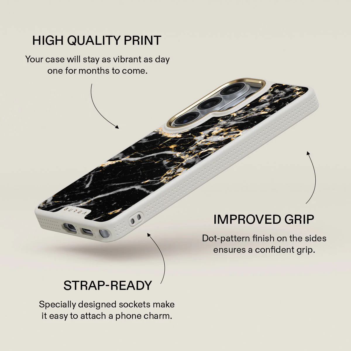 Make A Wish - Gold Marble Samsung Galaxy S26 Ultra Case - Image 30