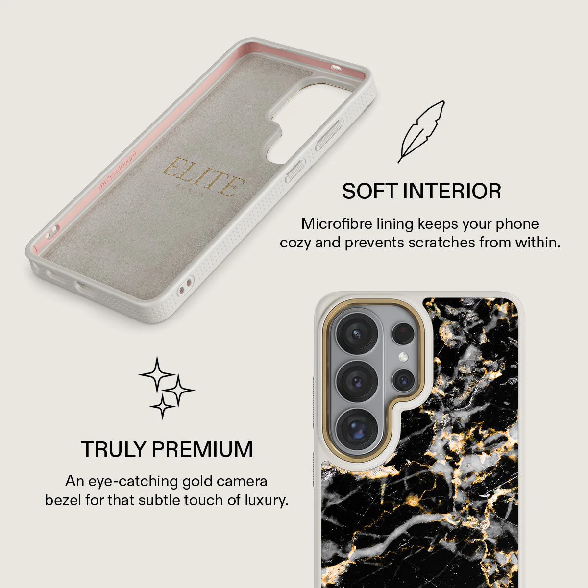 Make A Wish - Gold Marble Samsung Galaxy S26 Ultra Case - Image 31