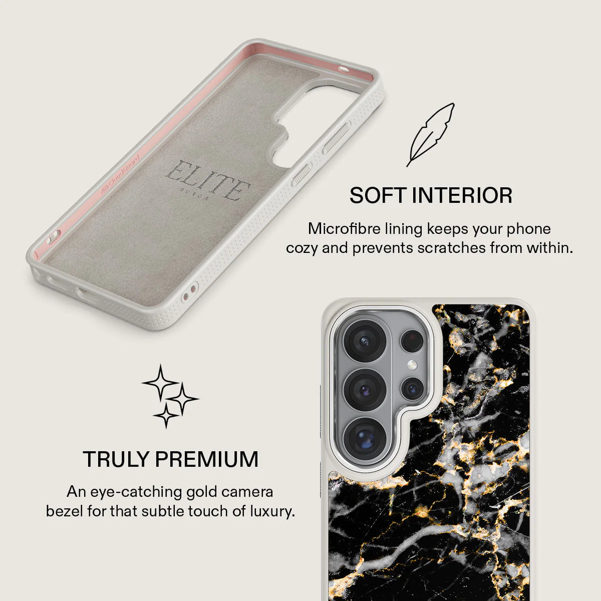 Make A Wish - Gold Marble Samsung Galaxy S26 Ultra Case - Image 38