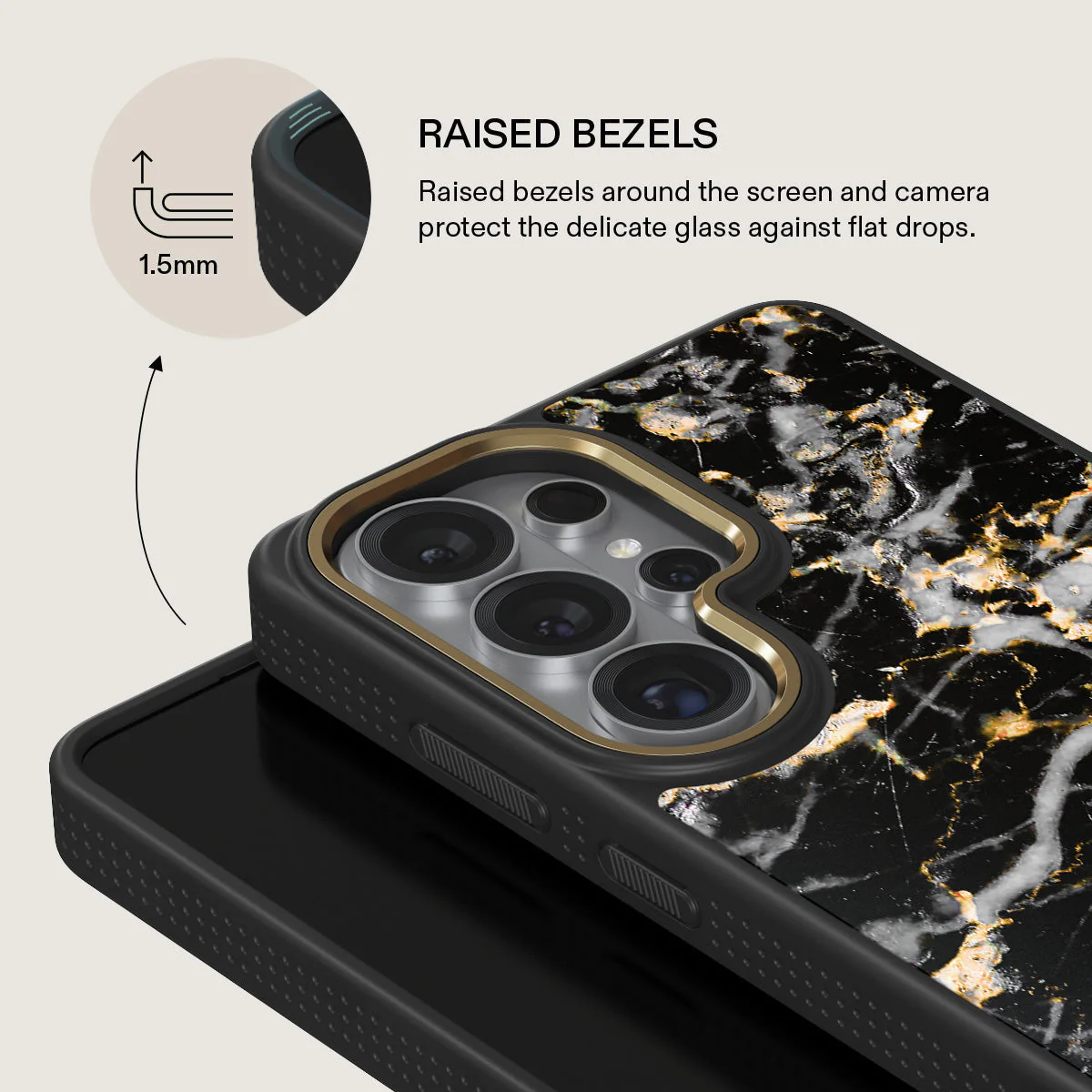 Make A Wish - Gold Marble Samsung Galaxy S26 Ultra Case - Image 8