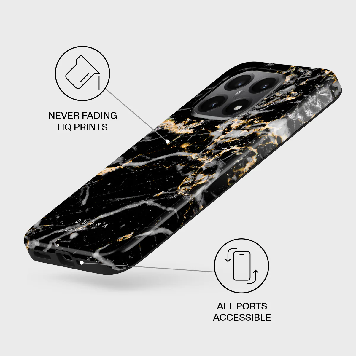 Make A Wish - Gold Marble Xiaomi 15T Case - Image 3