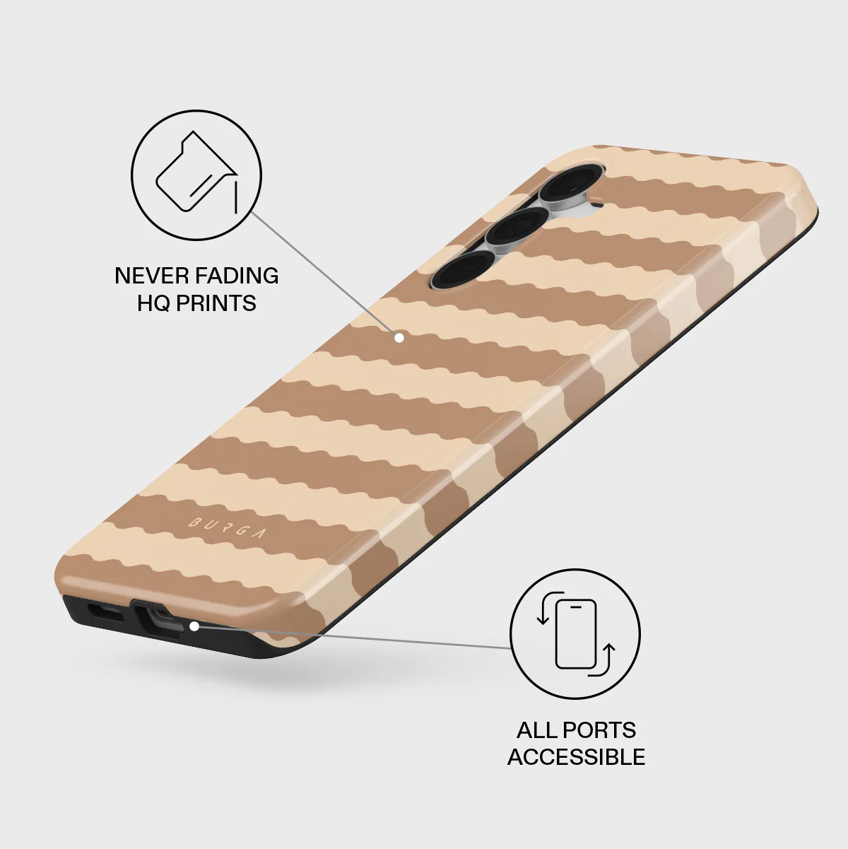 Golden Sand - Samsung Galaxy S25 FE Case - Image 3