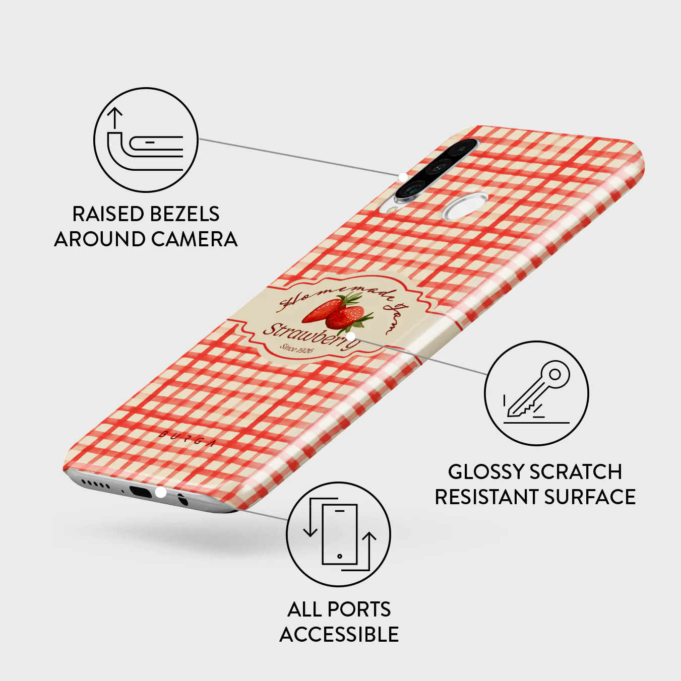 Grandma's Jam - Huawei P30 Lite Case - Image 3