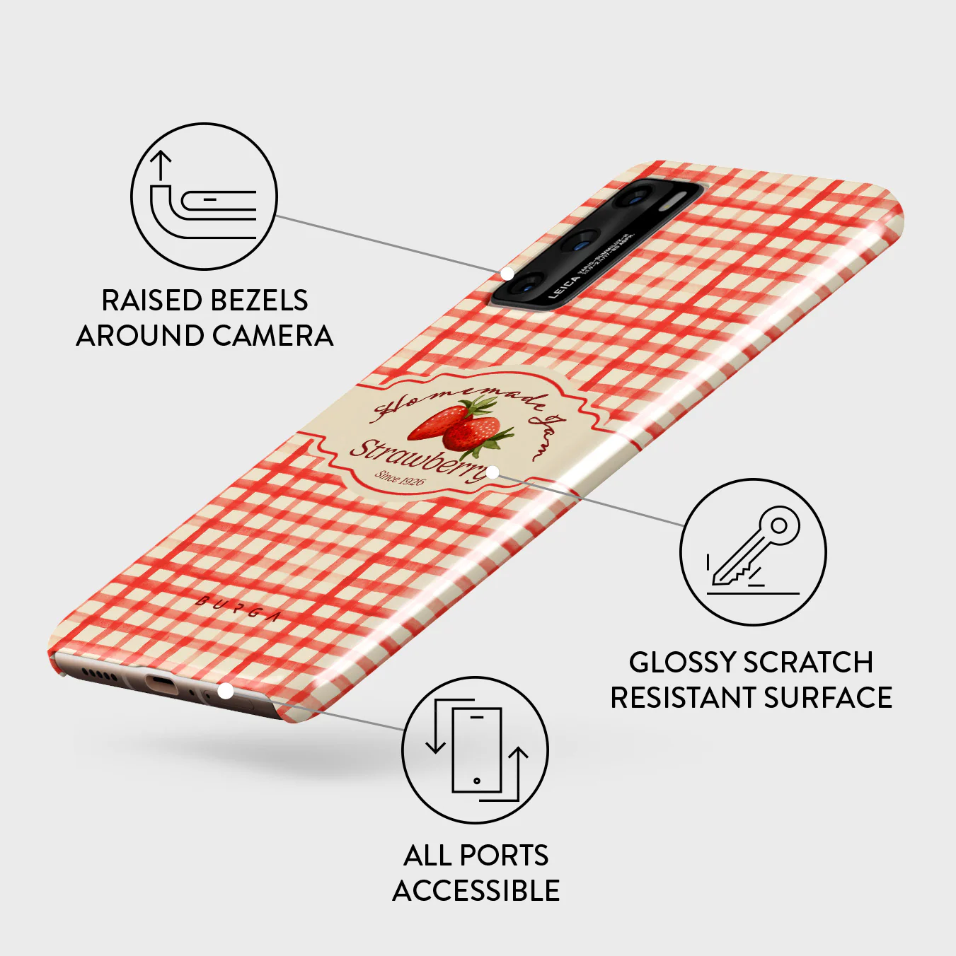 Grandma's Jam - Huawei P40 Case - Image 3