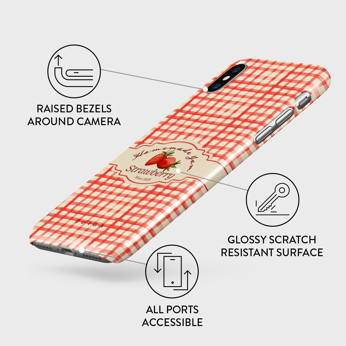 Grandma's Jam - iPhone X / XS Case - Image 3