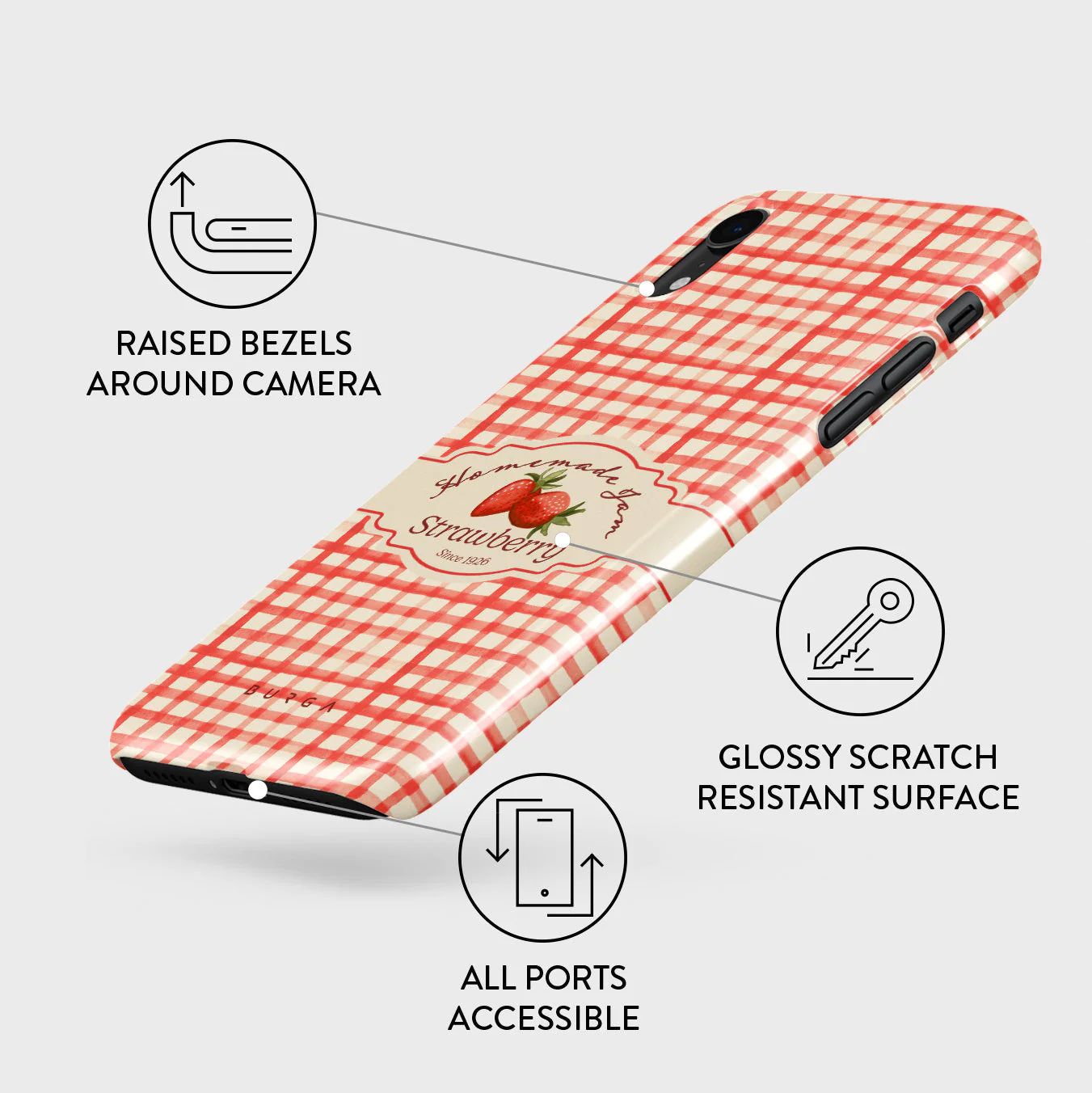 Grandma's Jam - iPhone XR Case - Image 3