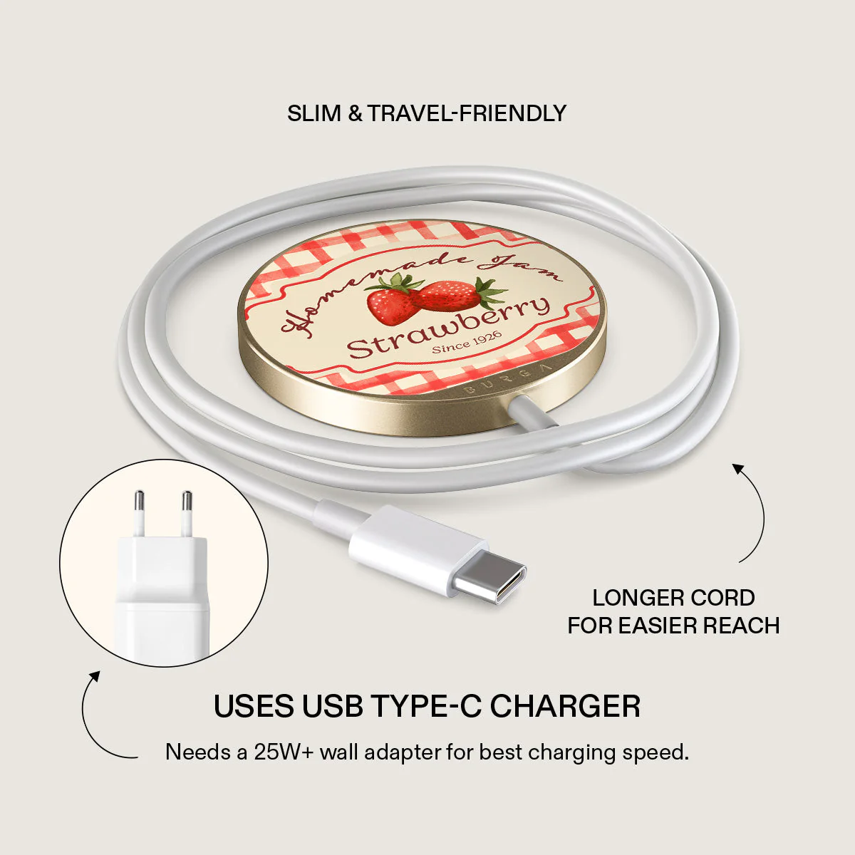 Grandma's Jam - Magnetic Wireless Charger - Image 3