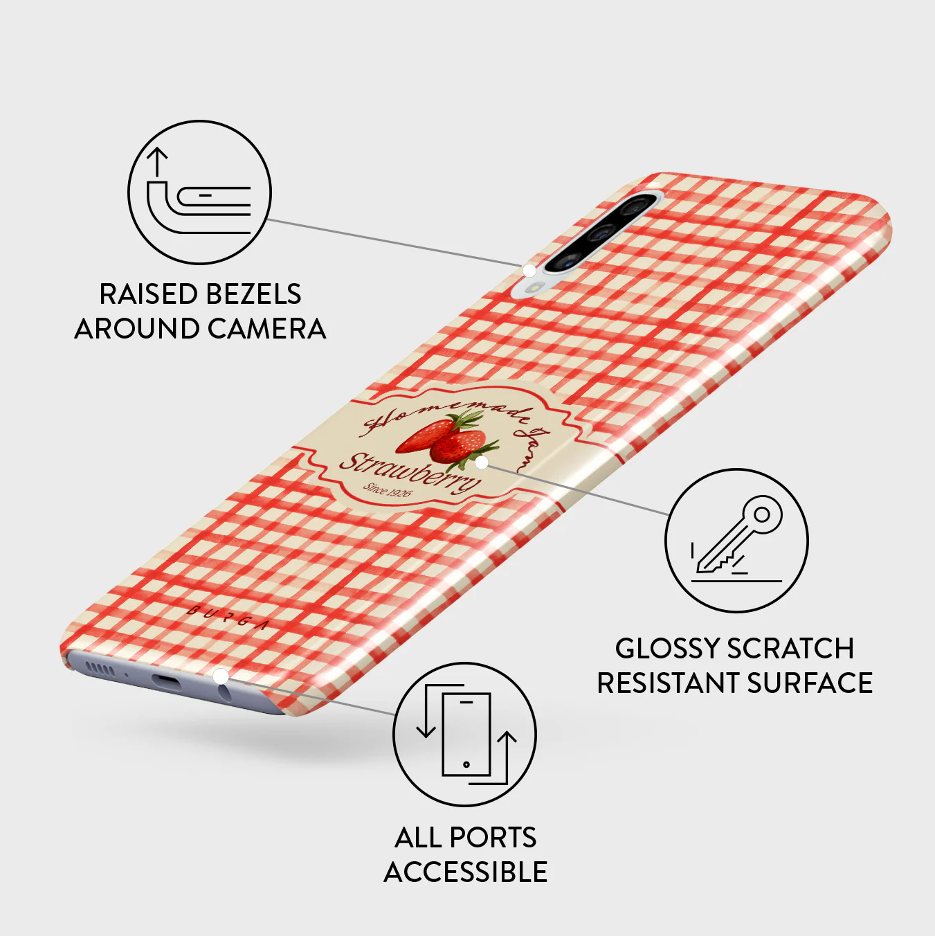 Grandma's Jam - Samsung Galaxy A50 Case - Image 3