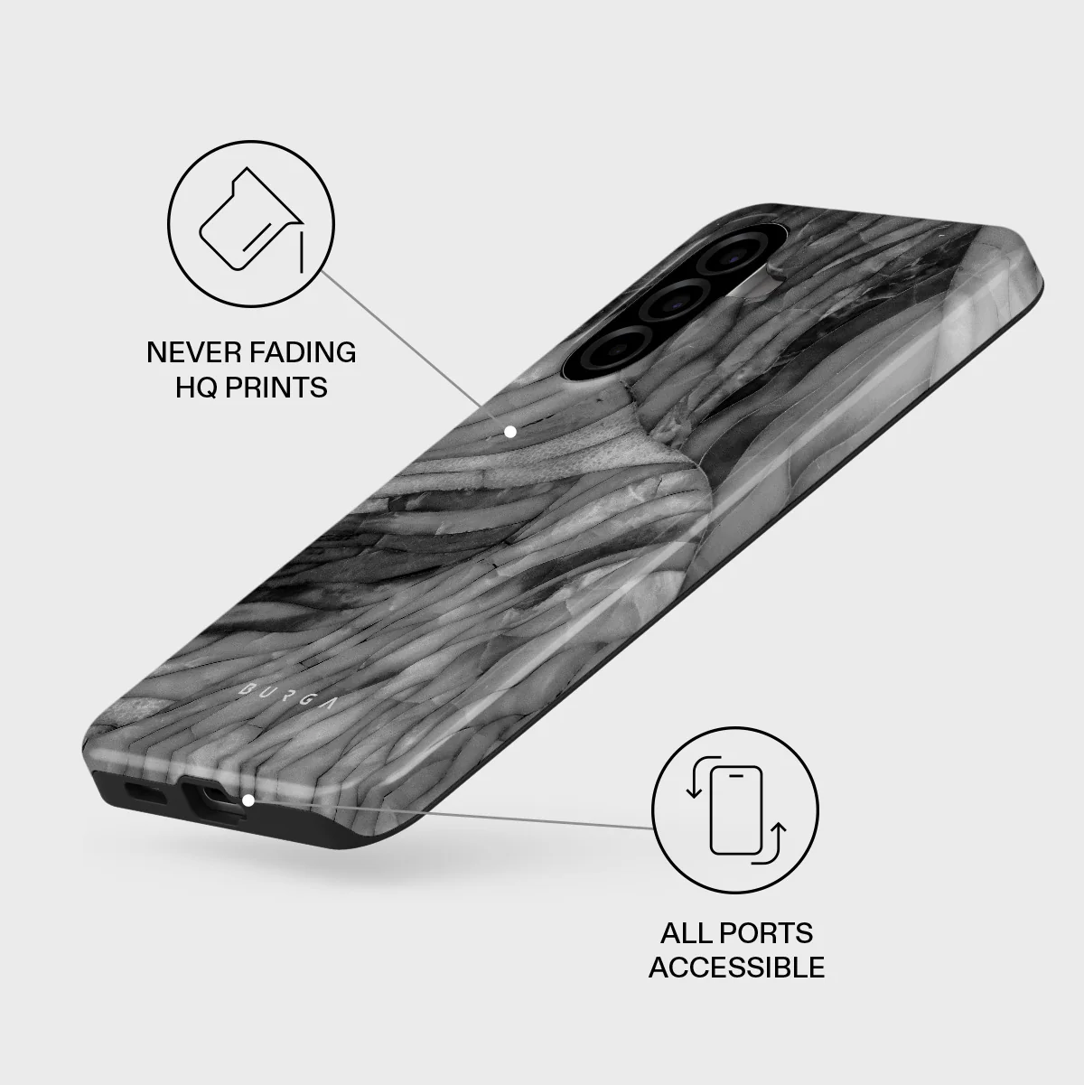 First Expedition - Gray Samsung Galaxy A57 5G Case - Image 3