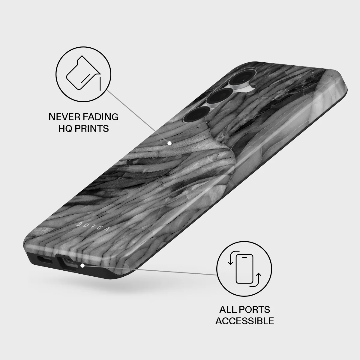 First Expedition - Gray Samsung Galaxy S25 FE Case - Image 3