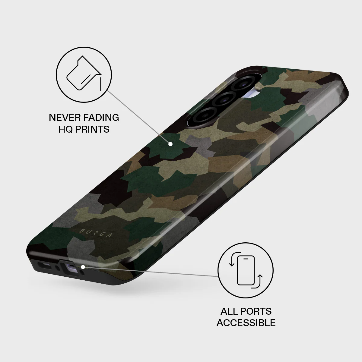 Tropical Green Camo - Samsung Galaxy A37 5G Case - Image 3