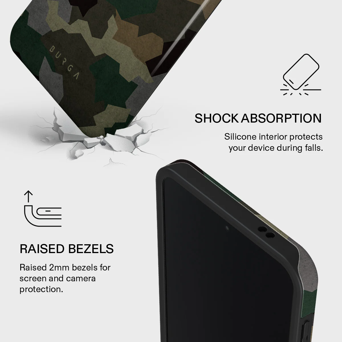 Tropical Green Camo - Samsung Galaxy A57 5G Case - Image 4