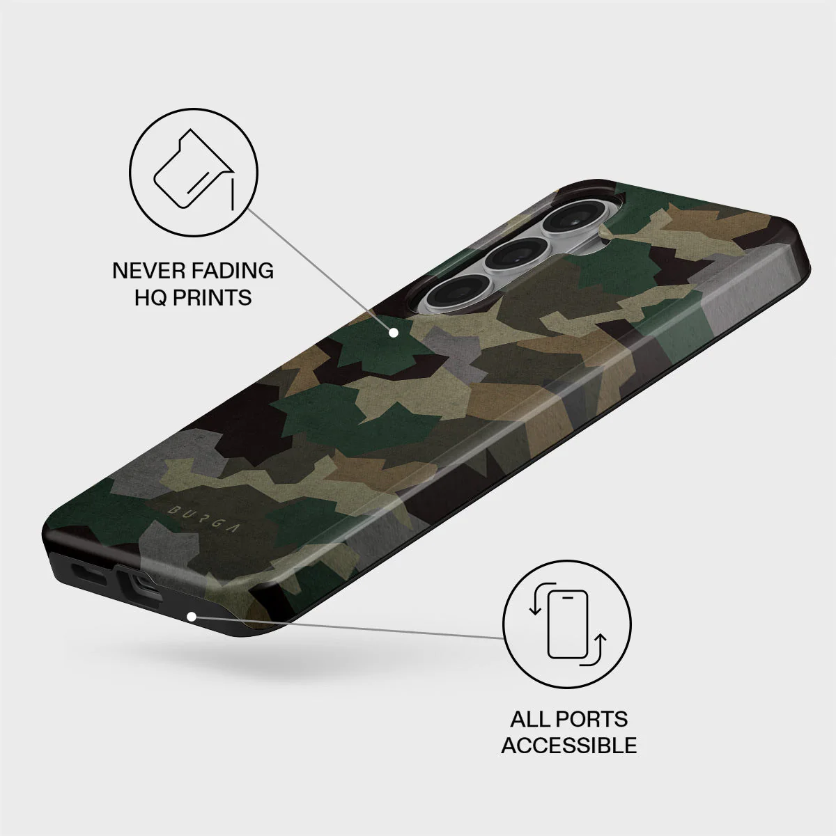 Tropical Green Camo - Samsung Galaxy S26 Case - Image 3