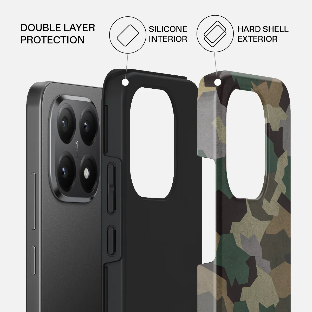Tropical Green Camo - Xiaomi 15T Case - Image 2