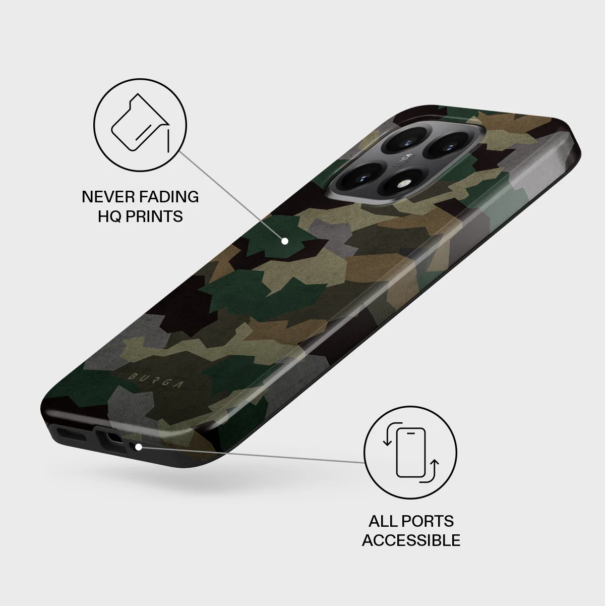Tropical Green Camo - Xiaomi 15T Case - Image 3