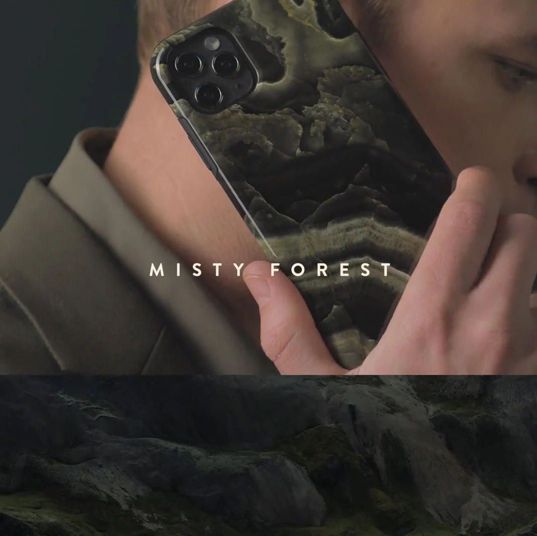 Misty Forest - Green Marble Samsung Galaxy A57 5G Case - Image 5
