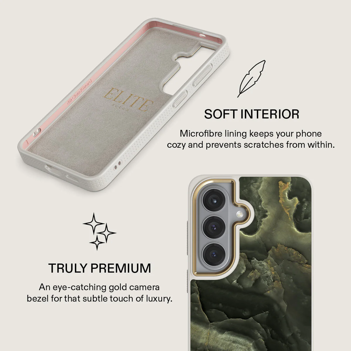 Misty Forest - Green Marble Samsung Galaxy S26 Case - Image 31