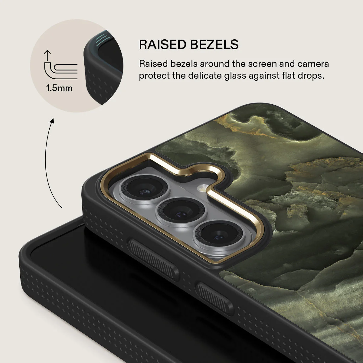 Misty Forest - Green Marble Samsung Galaxy S26 Case - Image 8