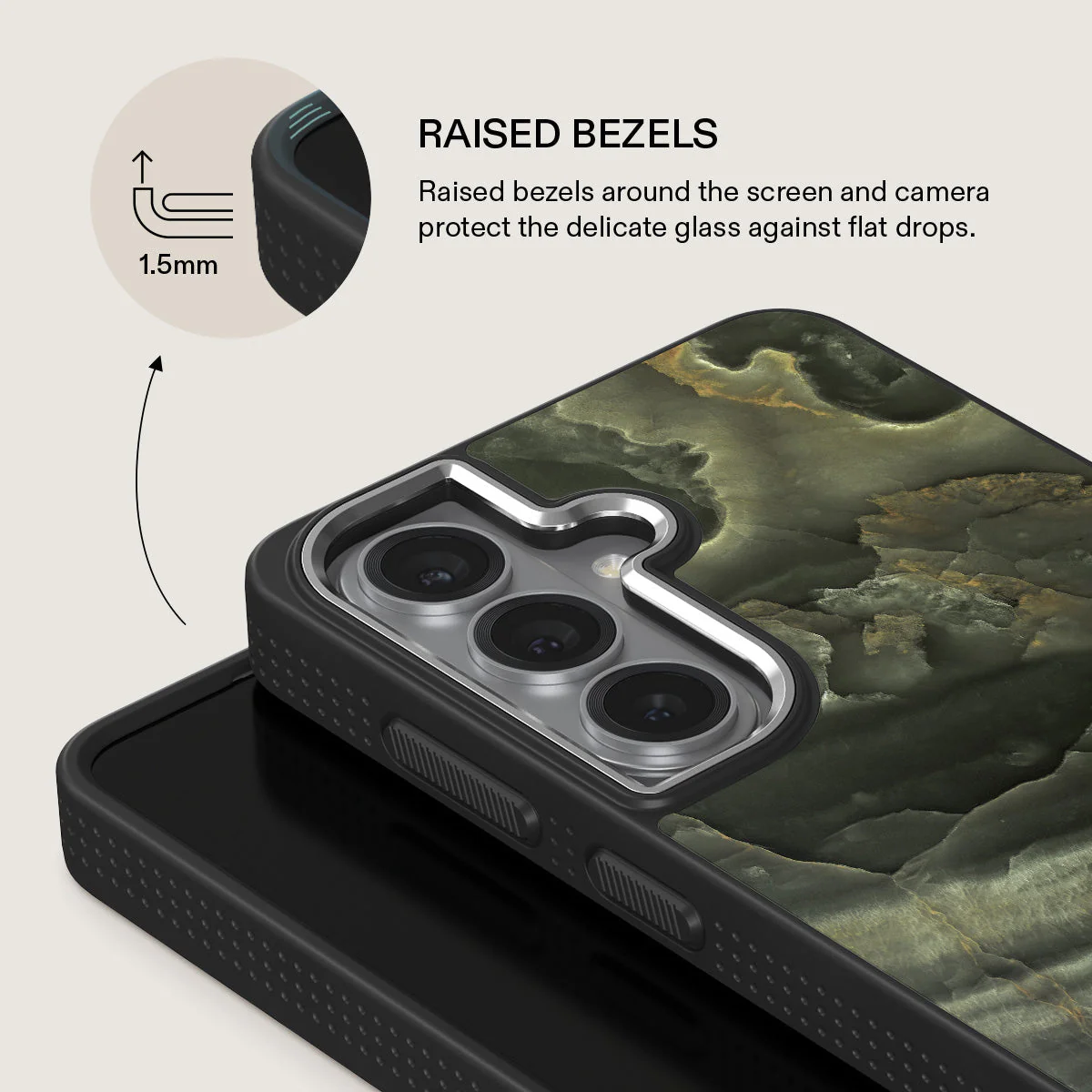 Misty Forest - Green Marble Samsung Galaxy S26 Plus Case - Image 22